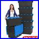 10_x_LARGE_Plastic_Crates_Storage_Box_Containers_80L_Black_Body_with_Blue_Lid_01_qneg