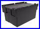 10_x_NEW_BLACK_56_Litre_Plastic_Storage_Boxes_Containers_Crates_Totes_with_Lids_01_dc