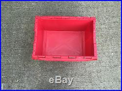 10 x New 80 Ltr Large Plastic Storage & Removal Crates Containers Boxes