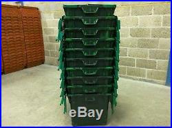 10 x large heavy duty Plastic storage crates