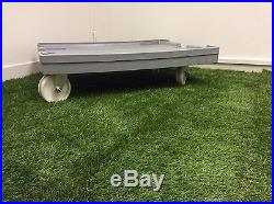 11 x Grey Plastic Large Euro Double Dolly's 450kg load Excellent used cond