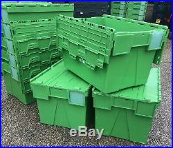 15x Large Plastic storage boxes, Tote box, Removal Box, Stackable, Storage box