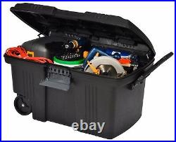 165 Litre Mobile Contico Padlockable Plastic Storage Tack Tool Trunk Trailer Box
