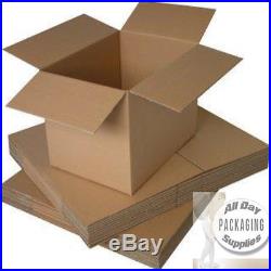 200 Large Brown Cardboard Packaging Boxes Size 25 X 19 X 22 Storage Packing