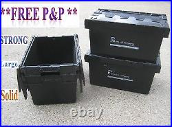 20 LARGE Used Removal Storage Crate Box Container 80L