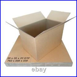 20 XX-LARGE DOUBLE WALL Moving Cardboard Boxes 30x20x20