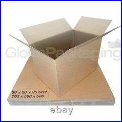 20 XX-LARGE D/W CARDBOARD REMOVAL STOCK BOXES 30x20x20