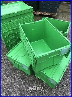 20x Large Plastic storage boxes, Tote box, Removal Box, Stackable, Storage box