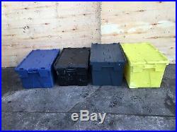 20x Large Plastic storage boxes, Tote box, Removal Box, Stackable, Storage box