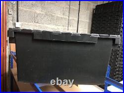 20x Plastic Removal Storage Crate Boxes Containers Large Heavy Duty BARGAIN