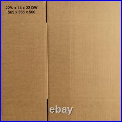 22.25x14x22 ANY QTY (565x355x560mm) Double Wall Cardboard Boxes/Large/Packing