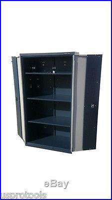 236 Us Pro Metal Garage Tall Large Grey Storage Cupboard Tool Chest Tool Box
