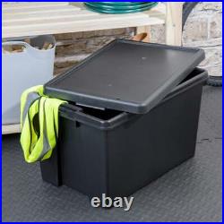 24L/36L/45L/62L/92L Heavy Duty Recycled Plastic Commercial Storage Box & Lid