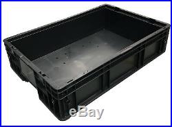 25 Ltr Heavy Duty Plastic Stacking Industrial Euro Storage Tray Containers Boxes