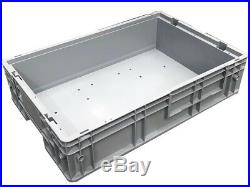 25 Ltr Heavy Duty Plastic Stacking Industrial Euro Storage Tray Containers Boxes