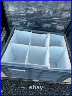 25 x 800x600x410mm Storage Box Used Plastic Box with dividers