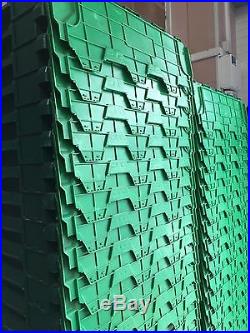 25 x Heavy Duty Plastic Storage/Removal Crates (Green)