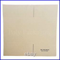 25x19x22 SINGLE WALL Cardboard Boxes ANY QTY (635x483x565mm)Large Packing Box