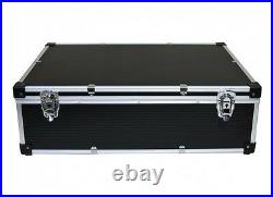 2 x 1000 DJ Aluminium CD DVD Blu Ray Disc Storage Carry Case Box Numbered Sleeve