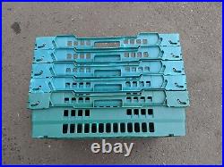 30 x Extra Large Green Bail Arm Crates / Bale Arm Plastic Boxes 690 x 440 x 190