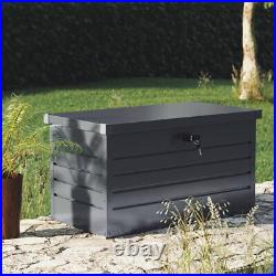 350L Garden Storage Box Utility Chest Cushion Shed Box Outdoor Garden Furniture