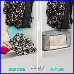 3Pcs Underbed Breathable Bedding Storage Bag Duvet Clothing Wardrobe Cube Closet
