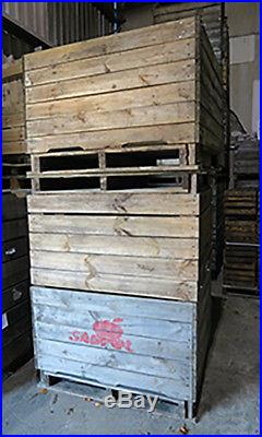 3 x Apple Bulk Bin, Very Large Wooden Crate, Free Shipping