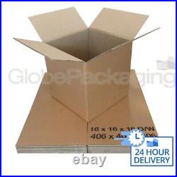 40 X-Large DOUBLE WALL Stock Cartons Boxes 16x16x16