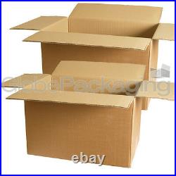 40 X-large Single Wall Cardboard Boxes 25x19x22 24hrs