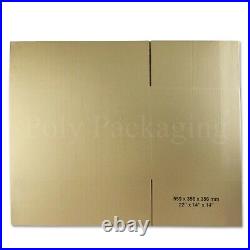 40 x 575x356x356mm/22x14x14DOUBLE WALL/LARGE Cardboard Removal Moving Boxes