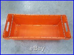 40 x Large 130L H/Duty Stacking Plastic House Removal Moving Storage Box Crates
