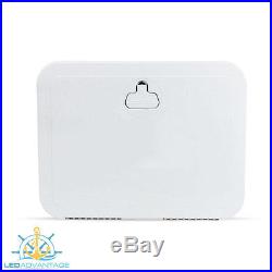 435MM x 335MM BOAT WHITE LARGE WHITE INNOVATIVE TACKLE STORAGE BOX + 4 TRAYS