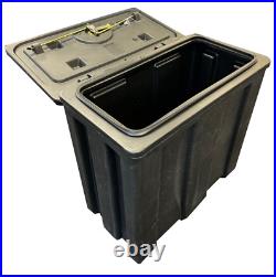 43 Litre Extra Tall Heavy Duty Water Resistant Plastic Storage Box