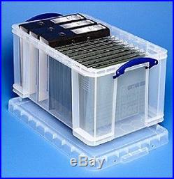 48 LARGE Litre Really Useful Clear Storage Box MEGA BOX DEAL 8 FOR 120