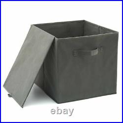 4X Foldable Storage Collapsible Box Home Clothes Organizer Fabric Cube