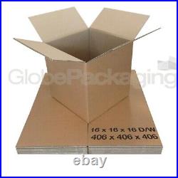 50 LARGE DOUBLE WALL MAILING CADRBOARD BOXES 16x16x16