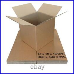 50 LARGE DOUBLE WALL MAILING CADRBOARD BOXES 16x16x16