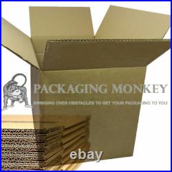 50 LARGE D/W CARDBOARD REMOVAL STORAGE BOXES 22x14x14 DW DOUBLE WALL DEAL