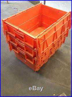 50 large plastic storage boxes tote boxes containers car parts toys shed storage