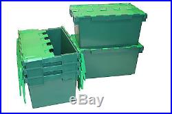 5 LARGE New Plastic Storage Crates Box Container 80L