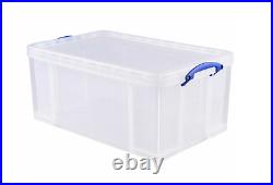 5 x Really Useful Boxes 84 Litre, Plastic Storage Box New + Free Next Day Del