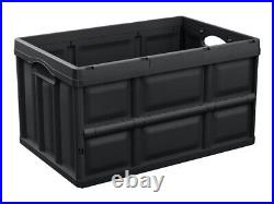 5x-62L Collapsible Storage Bins-Folding Plastic Stackable Utility Crates LIVARNO