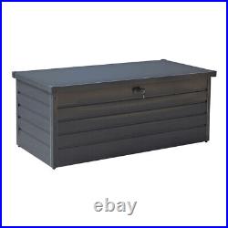 600 Litre Storage Box Steel Garden Cushion Chest Tools Box Trunk Large Container