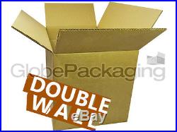 60 X-LARGE CARDBOARD REMOVAL STORAGE BOXES 20x20x20 DW
