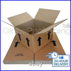 60 X-LARGE DOUBLE WALL CARTONS CARBOARD BOXES 18x18x12