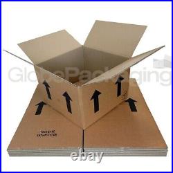 60 X-LARGE DOUBLE WALL CARTONS CARBOARD BOXES 18x18x12