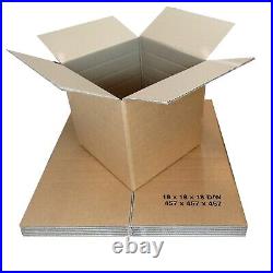 60 X-LARGE REMOVAL DOUBLE WALL STRONG BOXES 18x18x18