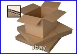 60x LARGE MOVING BOXES Double Wall Cardboard Box Removal Packing Shipping