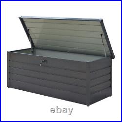 650L Outdoor Garden Storage Box Utility Chest Cushion Shed Waterproof Outside