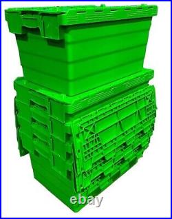68 Litre Heavy Duty Colour Coded Attached Lid Boxes Available in 5 Colours